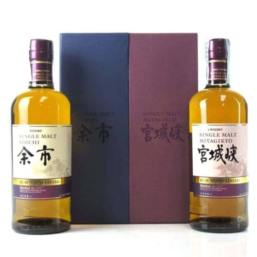 Nikka Yoichi & Miyagikyo Rum Cask Finish 70th Anniversary Velier (2X70CL)