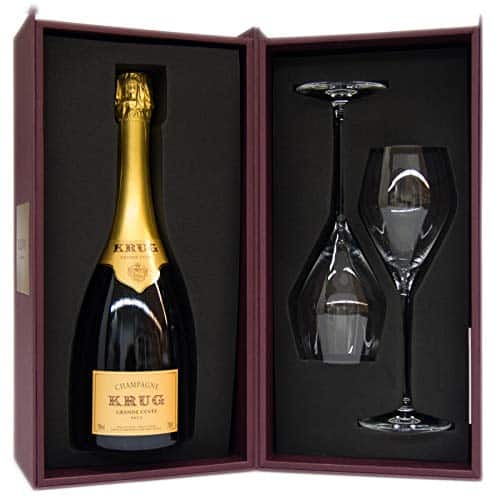 Krug Grande Cuvée Champagne Giftbox 2 Glasses