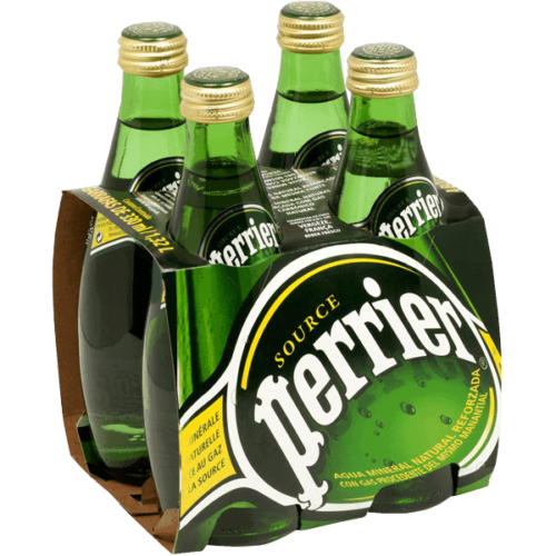 Perrier Sparkling Mineral Water CL.33X4