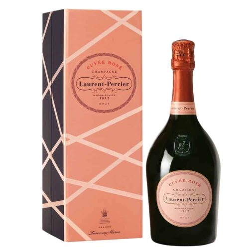Laurent Perrier Cuvée Rose Champagne Case Ruban Cl 75