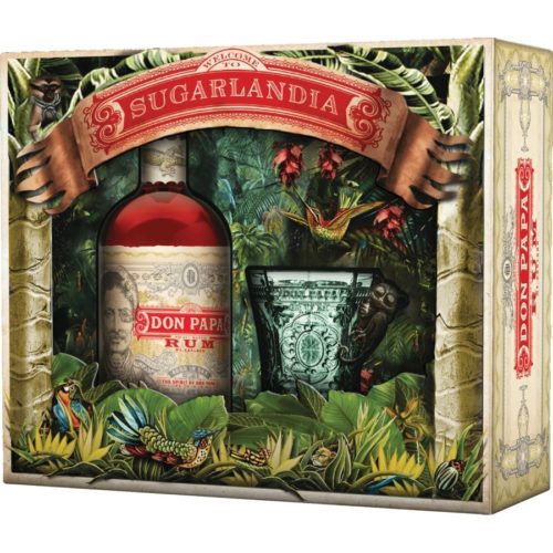 Rum Don Papa 7 Yo Limited Edition Sugarlandia + Bicchiere Degustazione