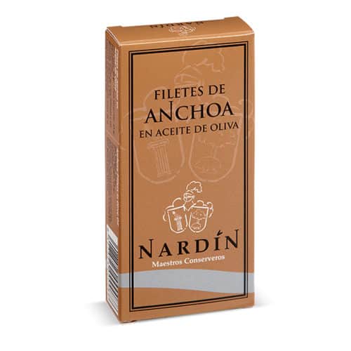 Anchois Nardin Filets d'anchois de la mer Cantabrique à l'huile d'olive 50 G X 3