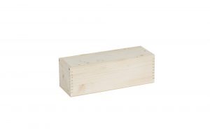 Wooden Box For 1 Bottle 750 Ml Neutral