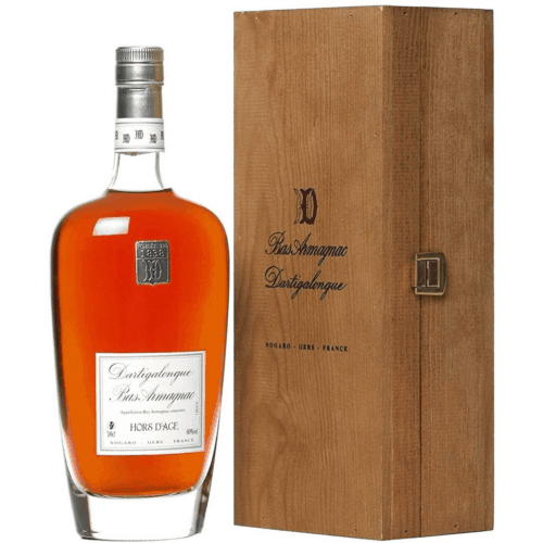 Dartigalongue Bas Armagnac XO Karaffe Diva In Holzkiste Cl 70