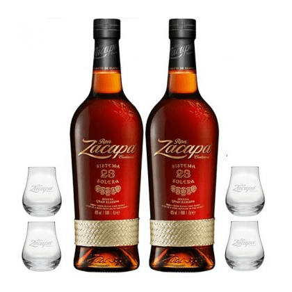 Rum Zacapa Centenario + Rum Zacapa Gläser