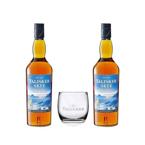Talisker Skye Whisky (2 Bt X Cl70) + 4 Bicchieri Talisker