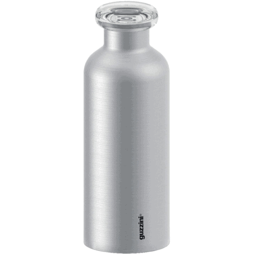 Guzzini Energy Thermo-Reiseflasche Silber 500cc