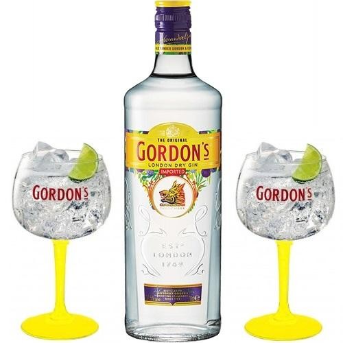 Gordon’s Gin Special Pack (3 Bt X Lt. 1) + 3 Verres Gordon’s Copa