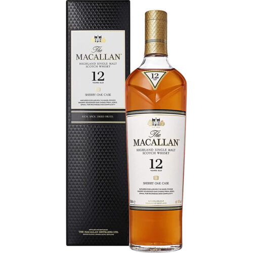 The Macallan 12 Sherry Oak Cask Highland Single Malt Scotch Whisky Cl 70