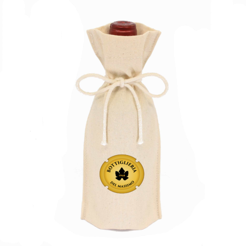 Geschenktüte Aus Baumwolle Mit Kordelzug Und Bottiglieria Del Massimo-Logo