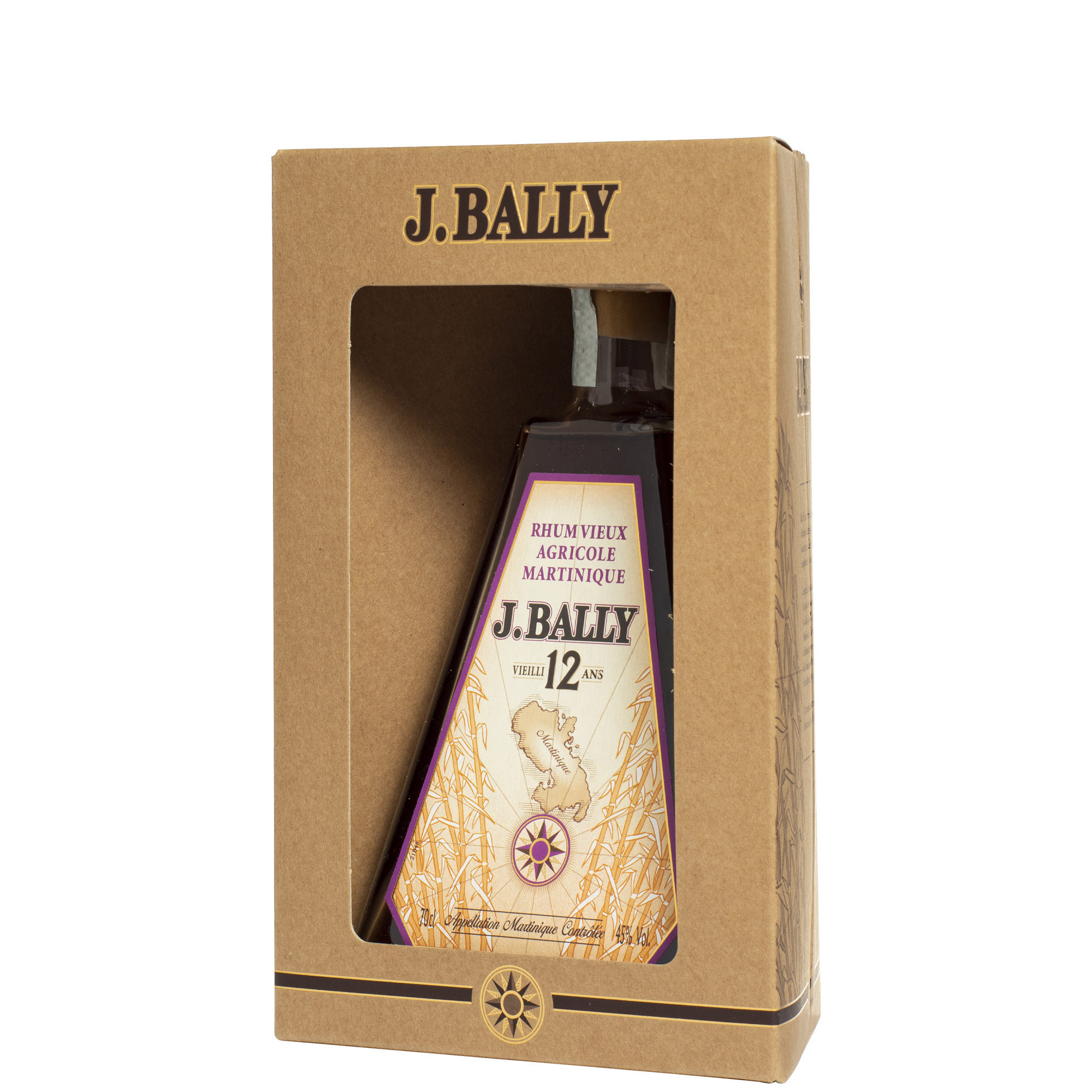 J Bally Rhum Vieux Agricole Martinique 12 ans Pyramide Cl 70 (New Pack)